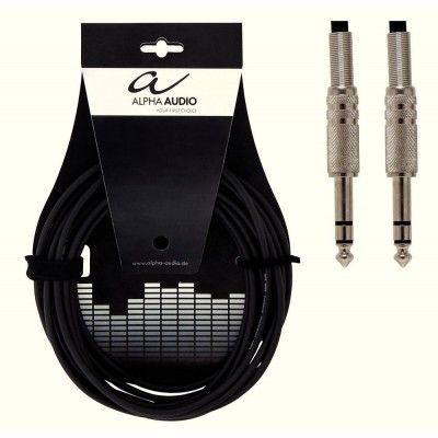Alpha Audio Basic Line Instrument Cable Stereo Jack-Jack 3m